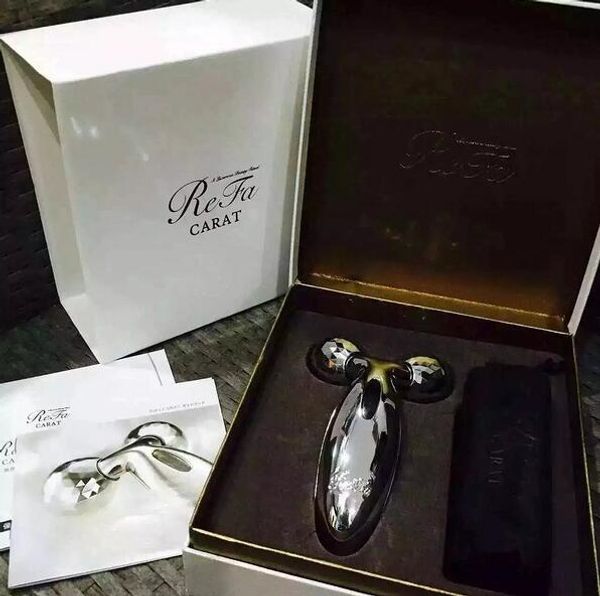 

MTG ReFa CARAT PEC-L1706 Platinum Electronic Roller Japan Model New Personal Face Full Body Massager Beauty Equipment Lines & Wrinkles gift