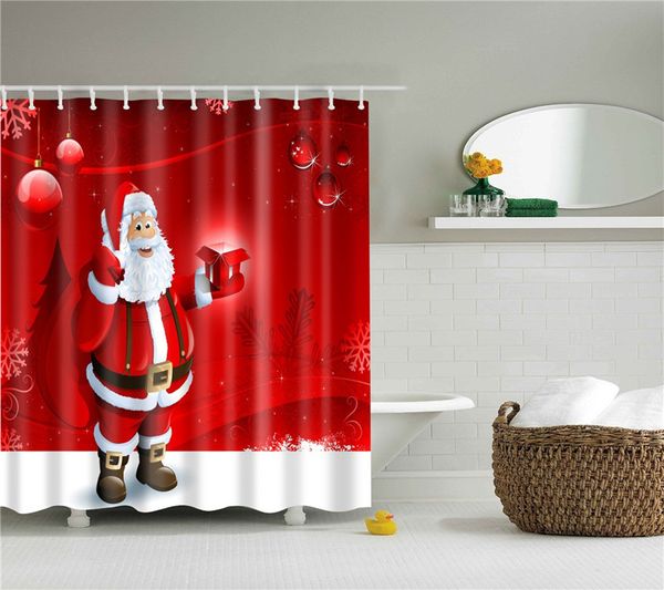 Customs 48 60 66 72 W X 72 H Inch Christmas Shower Curtain Father