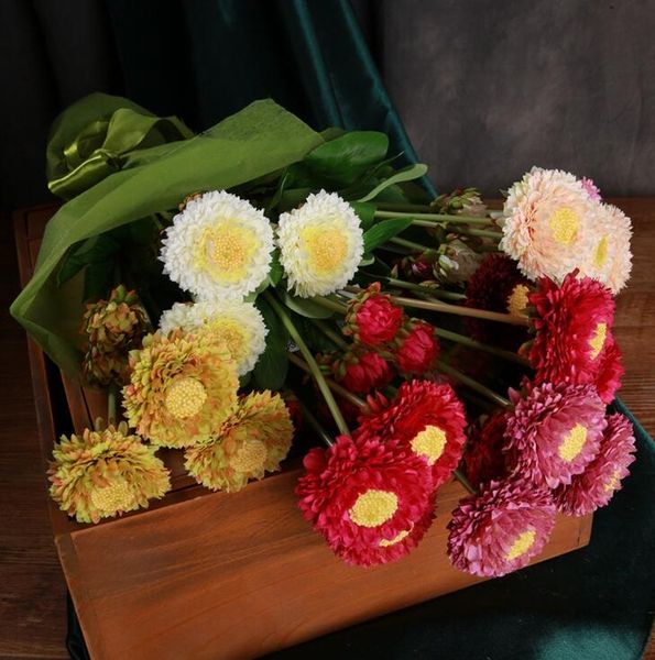 Искусственные цветы шелковая ткань для свадьбы дизайн дома цветок букет украшения продукты питания бесплатная доставка SF013
