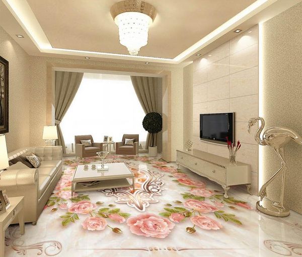 

обои pvc нефрита шнурка розы обоев пола европейские высекая водоустойчивые