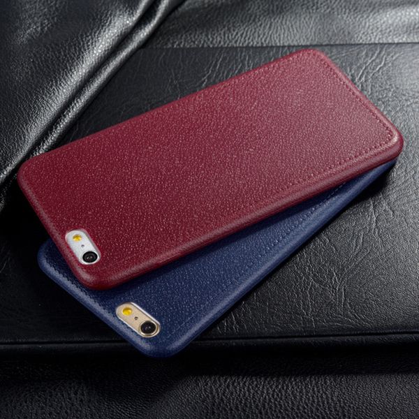 

super thin leather pattern texture cases for iphone 11 pro xs max xr x 8 7 5 5s se 6 6s plus luxury soft tpu comfort back cover dhl