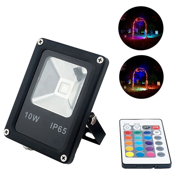 10W farbwechselnde RGB-LED-Flutlicht-Farbwechsel-IP65-wasserdichte Lampe für Autobahn-Außenwände