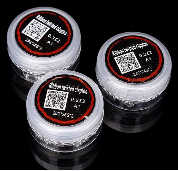 Best Authentic Ribbon Twisted Clapton Wire Diy Rda Vape Heating
