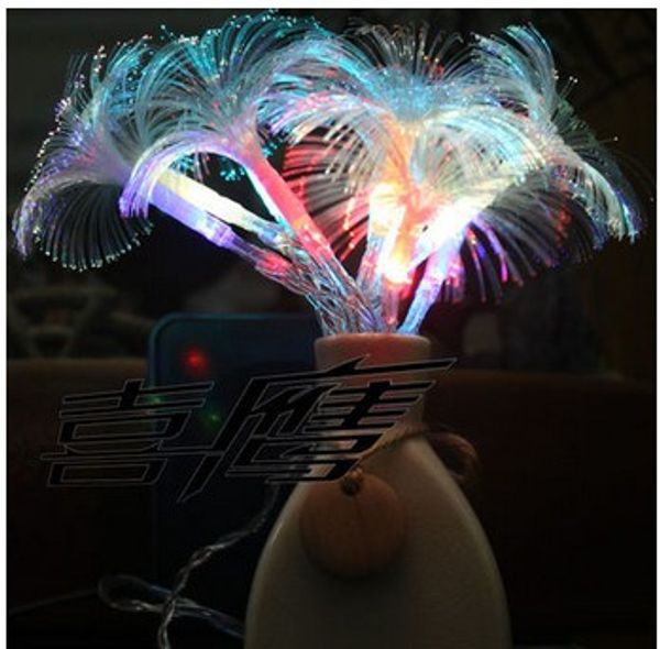 2,5 m 10 LED Morning Glory Fiber LED String Band Nachtlampe LED Hochzeit Party Lichtvorhang