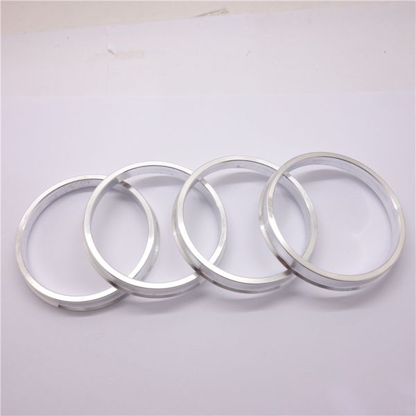4 pezzi nuovissimi anelli centrici per mozzo ruota da 63,4 mm, diametro esterno a 60, 1 mm, diametro interno in lega di alluminio2336
