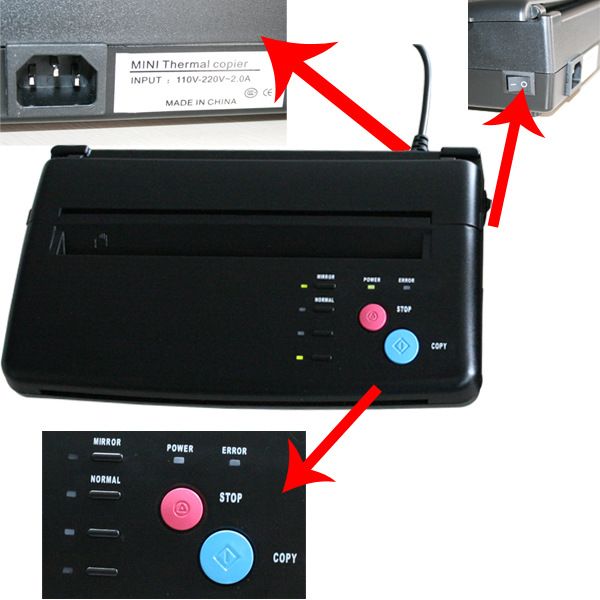 

a4 transfer paper black tattoo copier thermal stencil copy transfer machin copier maker transfer copier machine tattoo accessories supplies