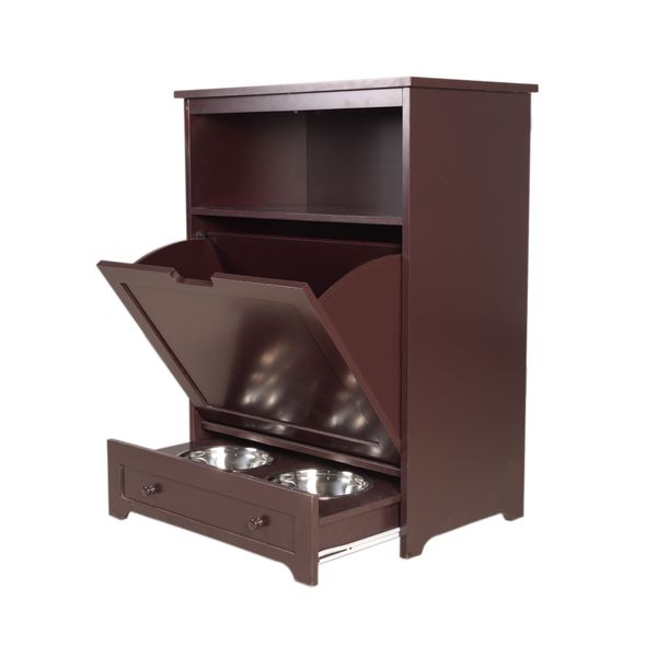 2020 Pet Feeder Station Pet Food Cabinet Pet Toy Storage Organizer