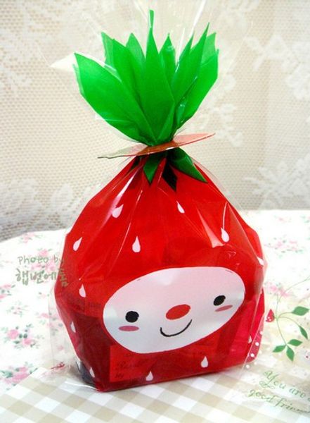 

new diy 200pcs/lot watermelon baby open snack bags/lovely biscuits bread cookie gift bag 12*19cm wholesale