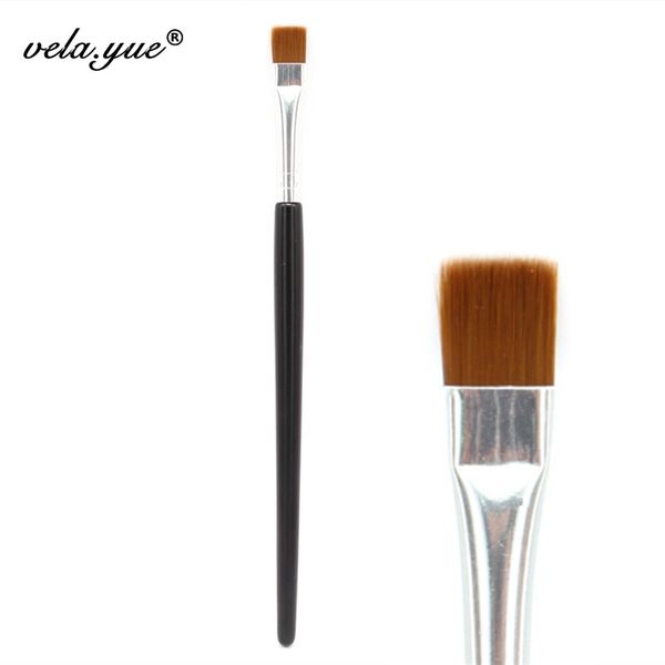 

wholesale 10pcs/lot flat definer brush eyes makeup brush eyeliner makeup tool eye shadow black brown synthetic hair