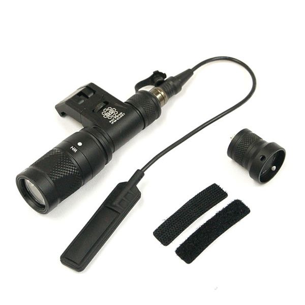 Ifm Tactical Cam Scout Light Light Жесткий анодированный алюминий Qd Cree Led Фонарик с двумя выходами Черный / Темно-Земляной