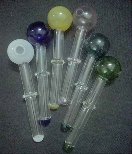 Multicolors Стеклянные трубы Масляные горелки Небольшая водопроводная труба для курительных труб для DAB BOG BONGS