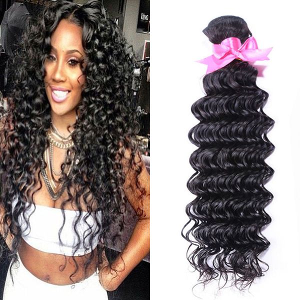 Cheap Brazilian Hair 4 Bundles Brazilian Deep Curly Virgin Hair 7a