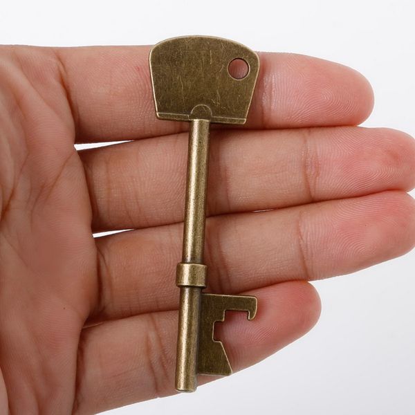 

new 72x23mm antique bronze metal pendant key charms jewelry findings accessories for diy jewelry making diy, Bronze;silver