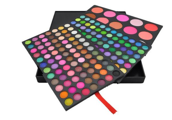 2016 nuovo arrivato all'ingrosso professionale make up set 183 colori ombretto fard fondazione tavolozza trucco cipria spedizione gratuita