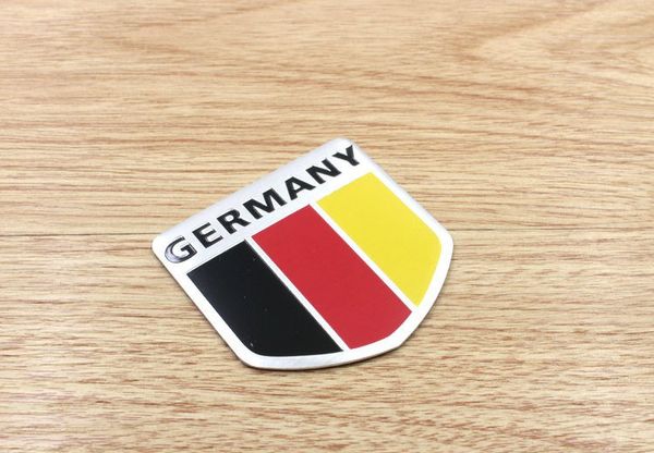 Neue 3D-Aluminium-Emblem, England, Deutschland, Italien, Jemen, Nationalflagge, Abzeichen, Auto-/Motorradbeschilderung, Typenschild, Logo, Autoaufkleber