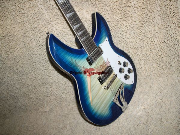 12 Cordas Azul 325 Guitarra Elétrica Atacado Guitarras de Alta Qualidade Frete Grátis