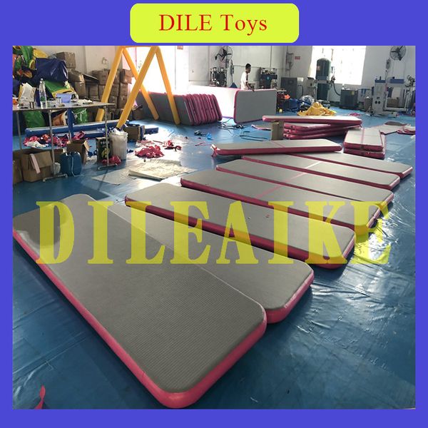 

door to door 4x1x0.2m inflatable air track gym air mats tumble track for sale
