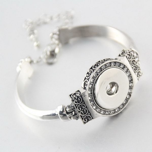 

урожай noosa куски металла имбирь оснастки кнопки шарм diy браслет взаимозаменяемые защелками ювелирные изделия для женщин nab071, Golden;silver