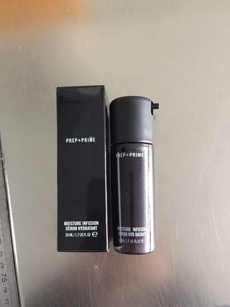 

New face prep prime moi ture infu ion erum hydratant primer 50ml foundation gla bottle dhl hipping
