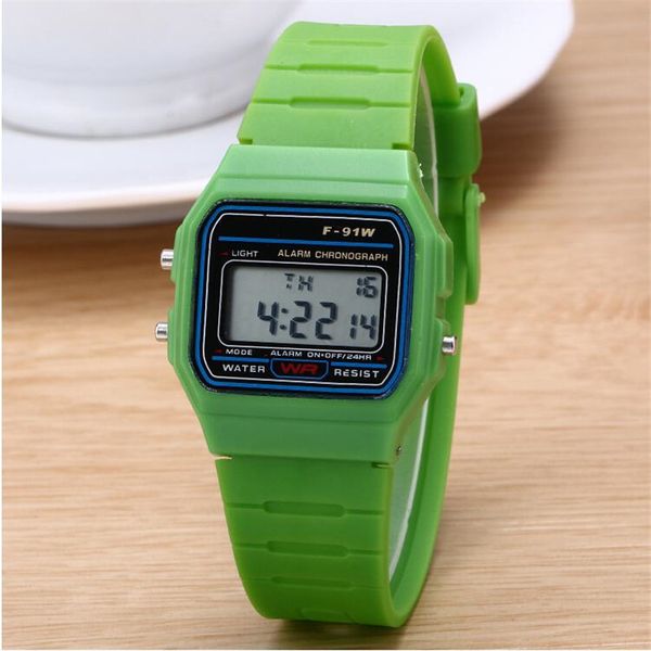 

Multifunctional digital wri twatche lover 039 port watche ilica gel brand led watch topwatch alarm clock luminou f91w