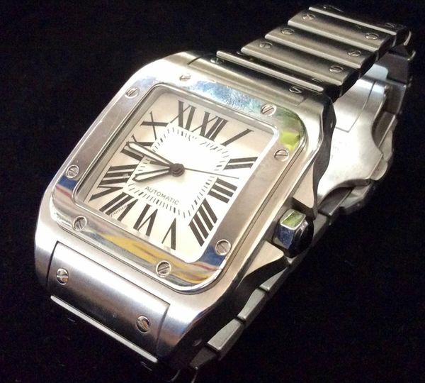 

sell men's watch stainless steel bracelet movement wrist watches w200737g mens quartz watch, Slivery;brown