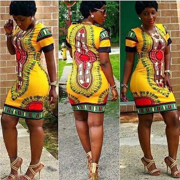 

2016 new summer dress mini african tranditional print dashiki dress ladies dresses folk art african women dress clothing, Black;gray