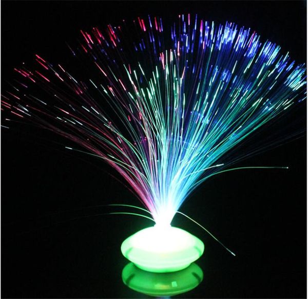 

wholesale- color changing led fiber optic nightlight lamp color changing small night light chrismas decorations