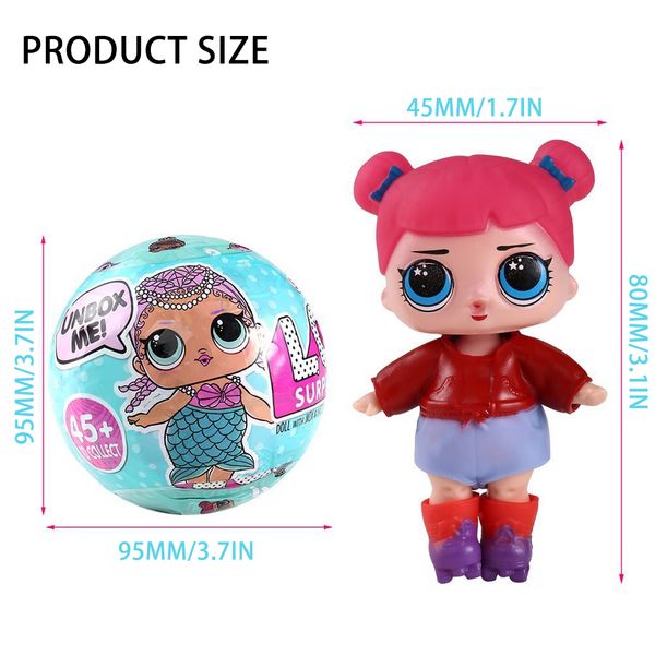 l o l doll series 1 surprise ball toys 5 layers birthday gifts ball lol size
