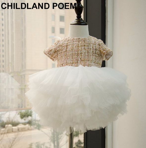

wholesale- baby girl christening gowns princess 1 year birthday dress fashion tutu baby summer dress wedding party baby girls dress clothes, Red;yellow