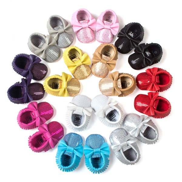 Kinghooshoes Großhandel hochwertige Baby-Mokassins Kinder Moccs Babyschuhe Sandalen Fransenschuhe 2016 neu gestaltete Moccs