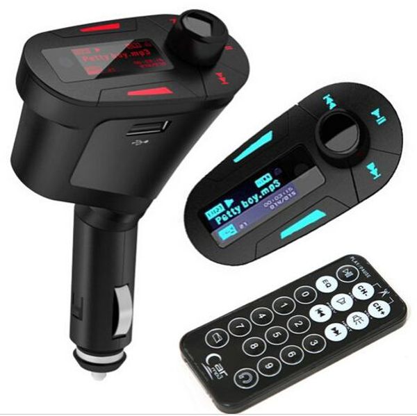

Hot Sale Kit Car MP3 Player Wireless FM Transmitter Modulator USB SD MMC LCD with Remote L31122
