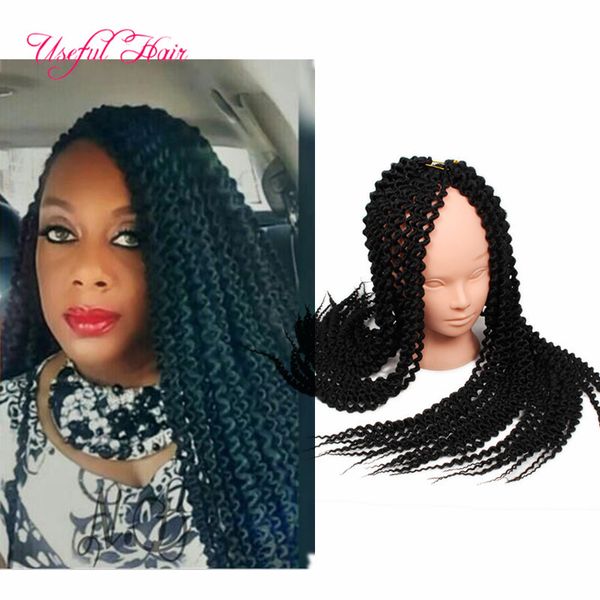 

24" island twist crochet braids straight hair ombre black bug synthetic braiding hair crochet hair extensions senegalese zizi braided