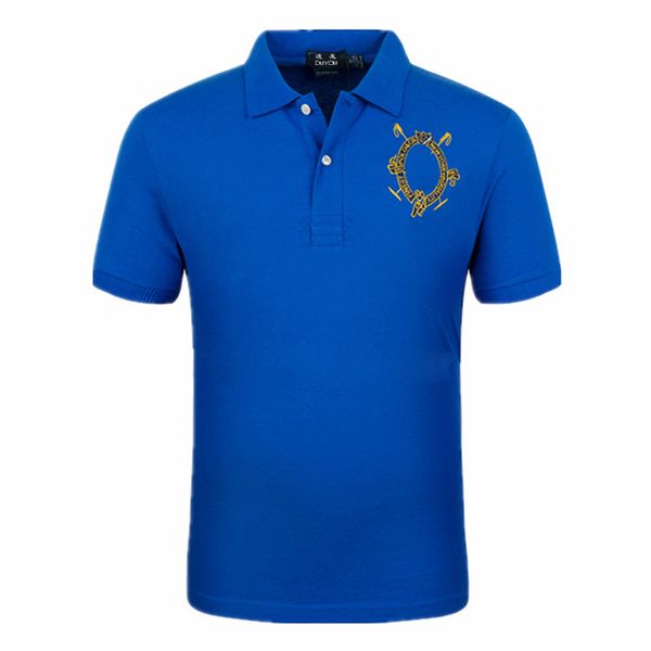 

new arrival 2018 brand men fashion short sleeve aristocratic polo adornment casual camisetas masculinas plus size s-2xl, White;black