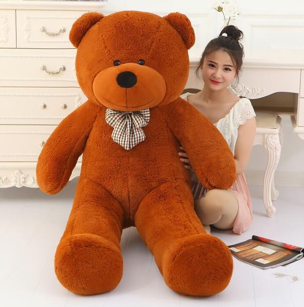 Big Venda gigante urso de pelúcia 160 cm 180 cm 200 cm tamanho grande grande enorme de pelúcia bonecas de brinquedo de pelúcia menina presente de aniversário dos namorados