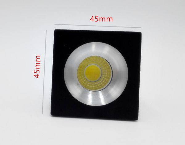 Pode ser escurecido 5W Mini LED Downlights teto rebaixado Lâmpada para jóias de exibição AC90-260V Quente / Natural / Branco Frio