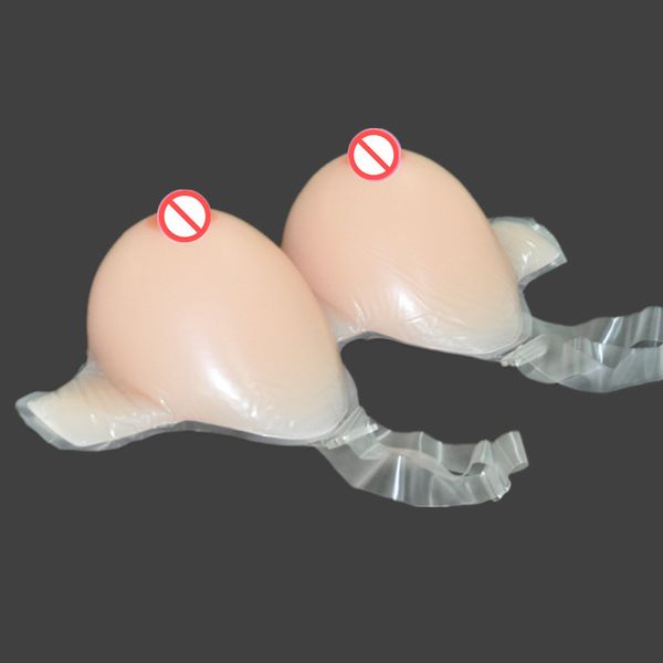 

One piece trap on houlder ilicone brea t form pro the i artificial tit fake fal e boob cro dre er hemale u er