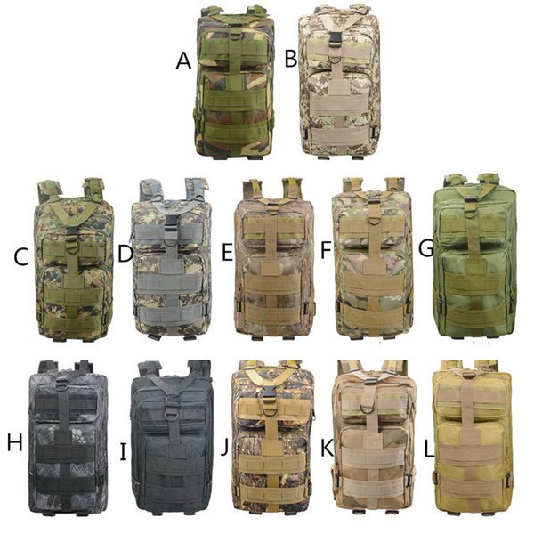 

dhl/fedex ship backpacks teenager boys' cs military backpack men & women's outdoor sports climbing cosplay army camouflage bags