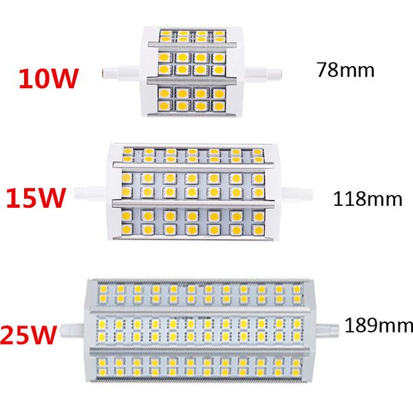 

R7S LED 10W 12W 15W 20W 5050 Corn Bulb 78mm 118mm 189mm LED R7S Bulb Lamp Dimmable 5050 Corn Lamp Replace Halogen Floodlight 85V-265V