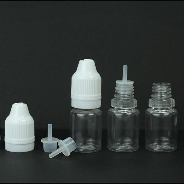 

Empty Eliquid Dropper Bottle for Eliquid Ejuice 5ml 10ml Needle Bottle With Child Proof Caps Long Thin Dropper Soft Plastic Bottle DHL FREE