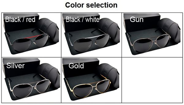 

2020 male glasses glasses new driving sunglasses brand design sun men style are polarized with designer case pwrbn, White;black