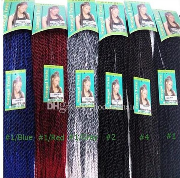 Masterpiece Senegal Afro Kinky Twist Ombre Crochet Marley Braid ...