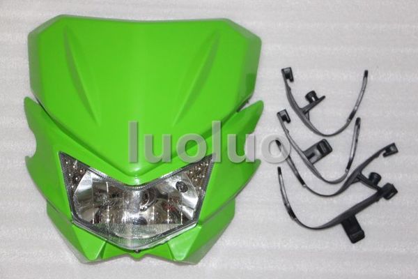 

Polisport MMX и дорожному универсальный зеленый эндуро фара для Kawasaki KX125 KX250 KX250F KX450F KLX450