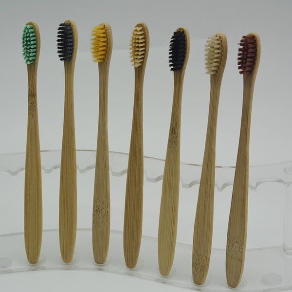 

personalized bamboo toothbrushes tongue cleaner denture teeth travel kit tooth brush environmental toothbrush for tooth l family