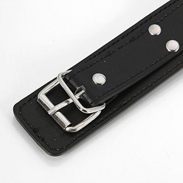 

nipple ring metal & with black flirt neck crazy pu #t20 k&a clamps leather aefdr