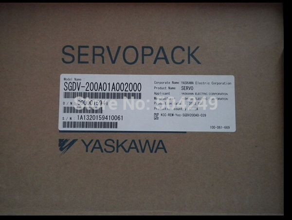 

пакет сервопривода ac sgdv200a01a002000 новый и первоначально