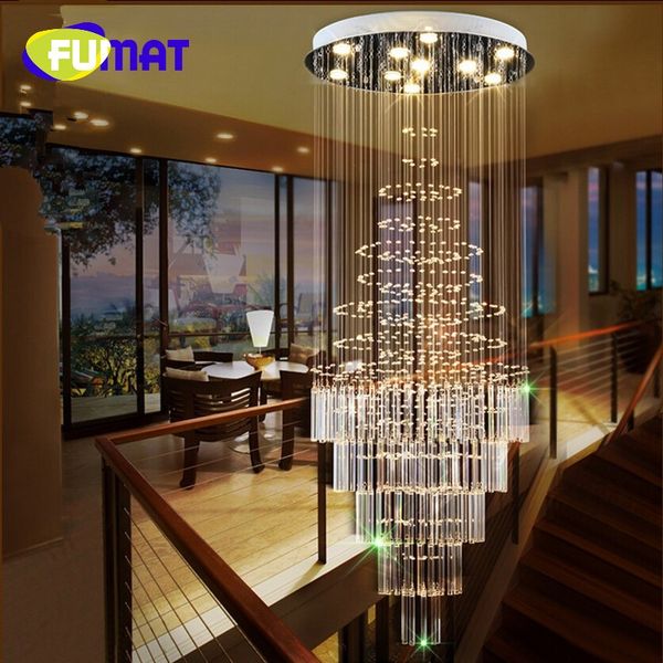 led crystal chandelier villa lobby lounge dining room lamp double staircase long crystal chandelier light - Dining Room Crystal Lighting led crystal chandelier villa lobby lounge dining room lamp double staircase long crystal chandelier light - Dining Room Crystal Lighting