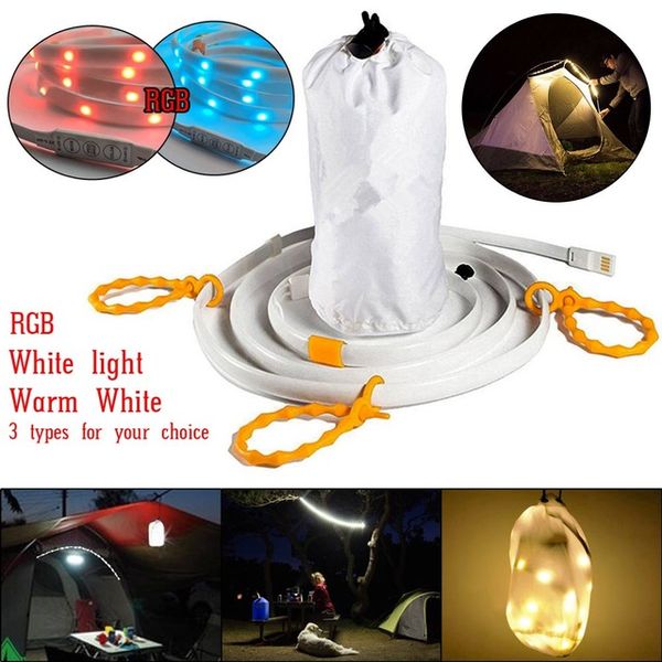 

led rope lights for tent camping hiking safety emergencies usb powered portable led string light that doubles as an led lantern