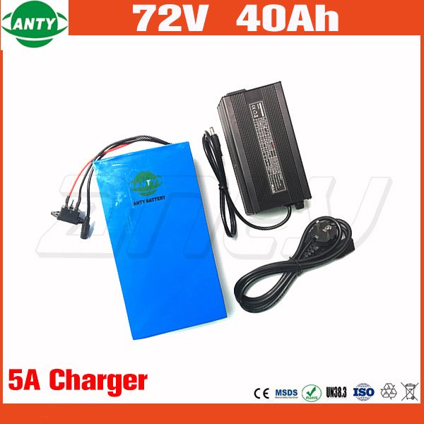 Electric Bicycle Battery 72v 40ah Lithium Cooter Battery 72v 2800w With 50a Bm 84v 5a Charger Ebike Battery 72v Hipping Buy At The Price Of 884 48 In Dhgate Com Imall Com