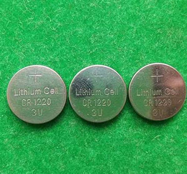 10000 pz/lotto celle a bottone della batteria a bottone al litio CR1220 di alta qualità più fresche
