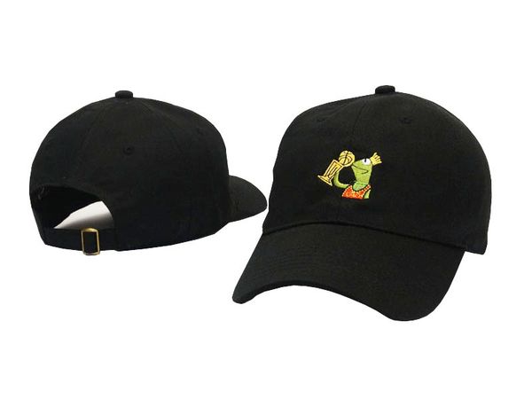 

Черный Леброн Джеймс Кермит шляпа ни один из моих бизнес-мем SNAPBACK шляпа Cap потягив